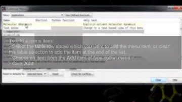Maestro - Menu Customization