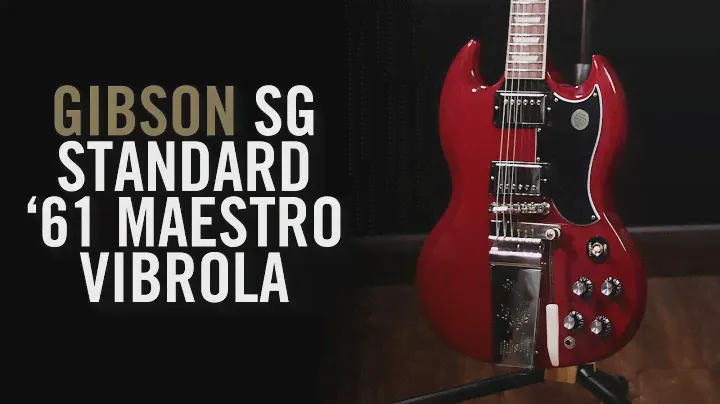 ABUSING THE VIBRATO BAR - Gibson SG Standard '61 Maestro Vibrola Electric Guitar Demo