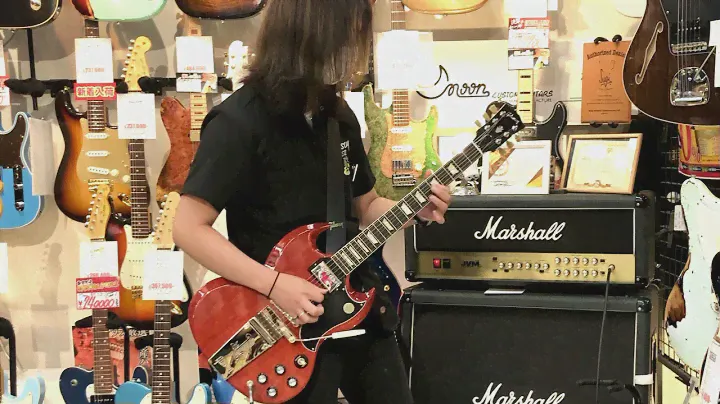 Gibson Original Collection SG Standard '61 w/Maestro Vibrola Vintage Cherry #216210277 Tone Check